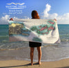 USVI - Antique Map Quick Dry Towel - Maritime Tribes USATowel
