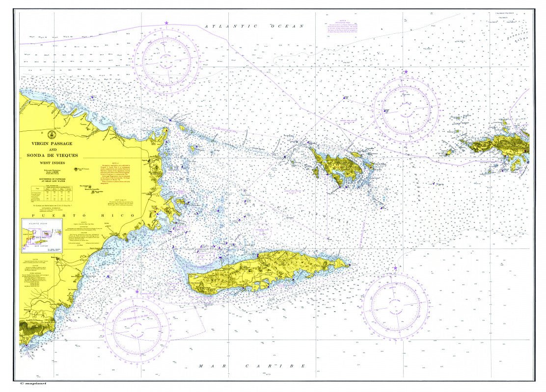 Vieques Passage 1970 Scroll - Maritime Tribes USAScroll