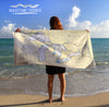 Great Lakes Nautical Chart (all lakes) Quick Dry Towel